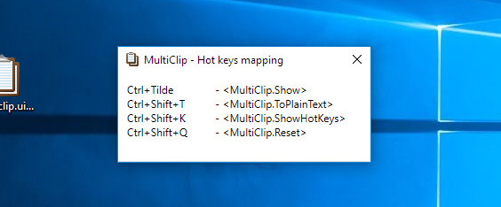 Multiclip расширенный буфер обмена для Windows