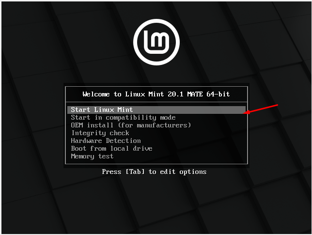 Linux Mint 20.1 установка