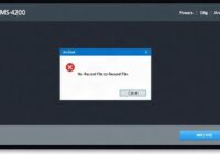 iVMS-4200 не показывает архив: No Record File, хотя камера работает