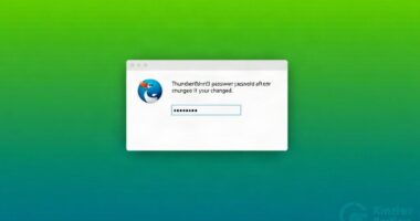 Thunderbird постоянно просит пароль после его смены: где ломается цепочка и как это исправить